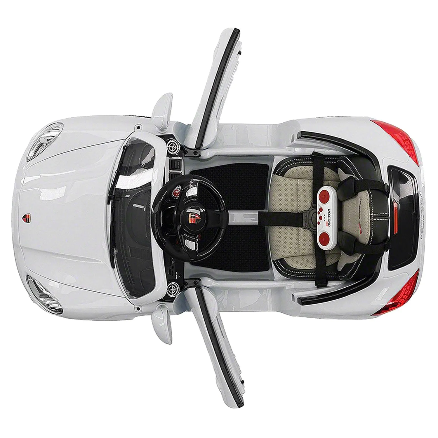 Kiddie Roadster 12v Kids Electric Ride-on Car With R/c Parental Remote | White