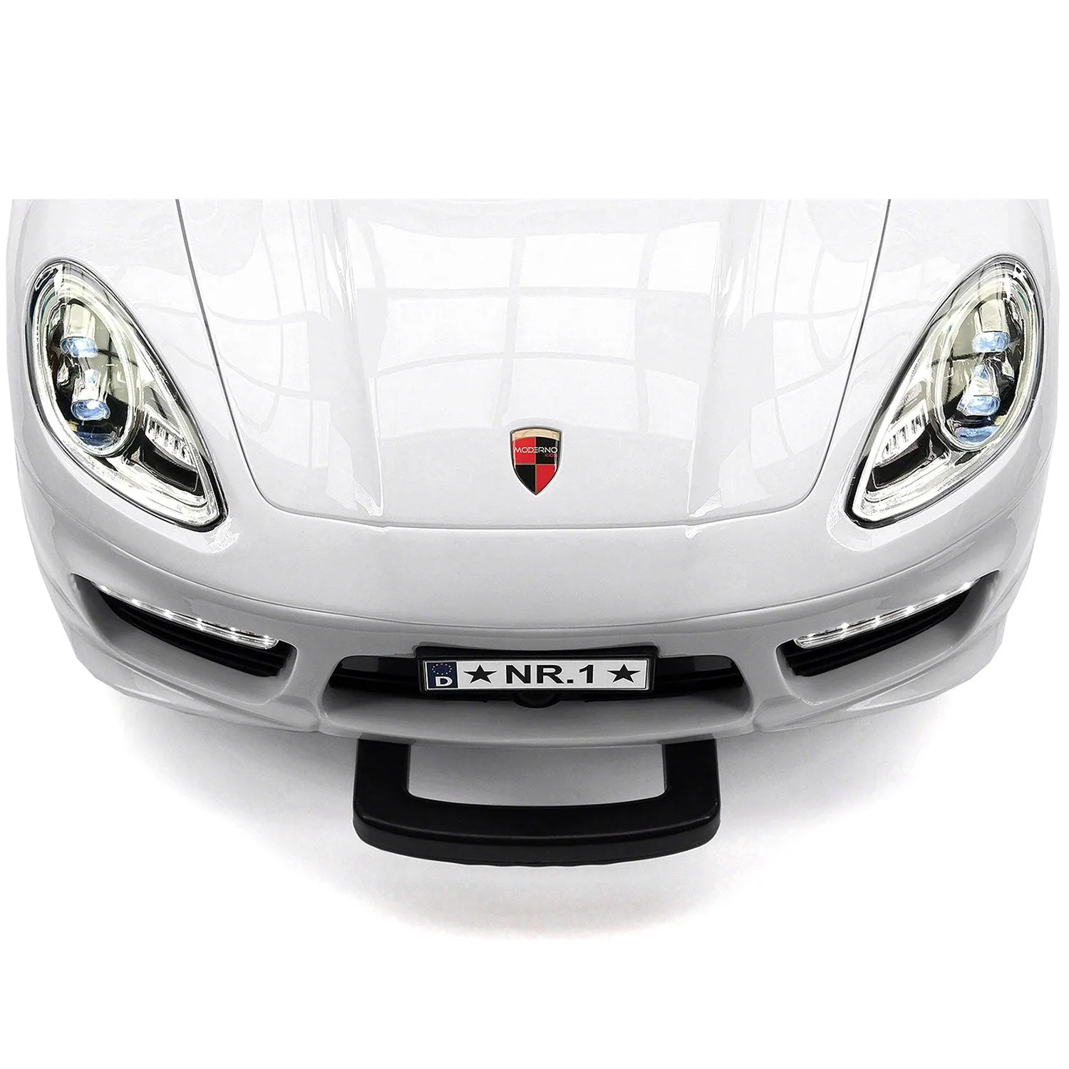 Kiddie Roadster 12v Kids Electric Ride-on Car With R/c Parental Remote | White