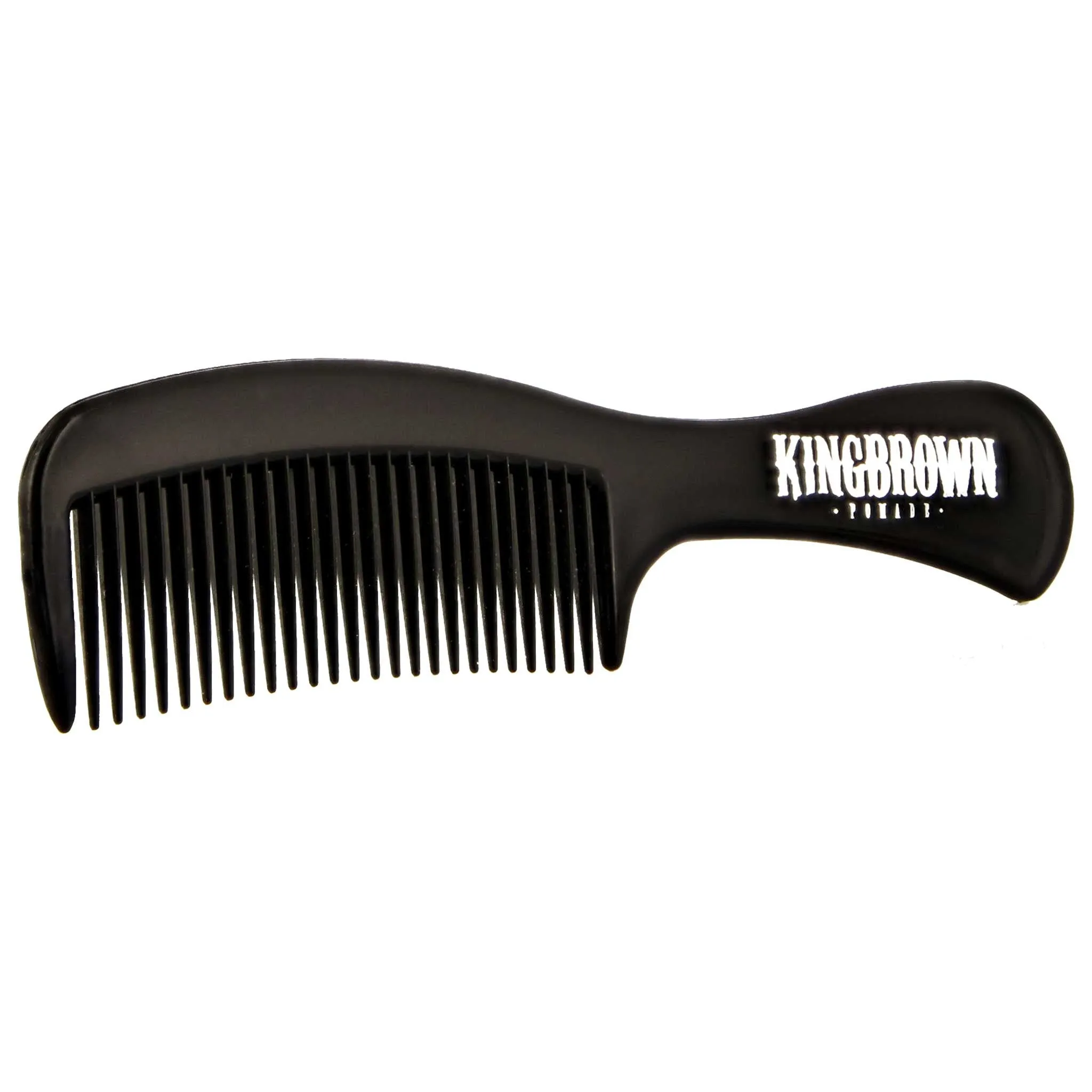 King Brown Black Handle Comb