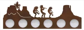 Kokopelli Six Light Fixture