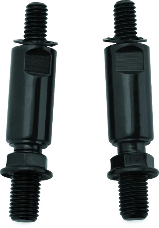 Kuryakyn Raised Mirror Mnt Adapters Gloss Black