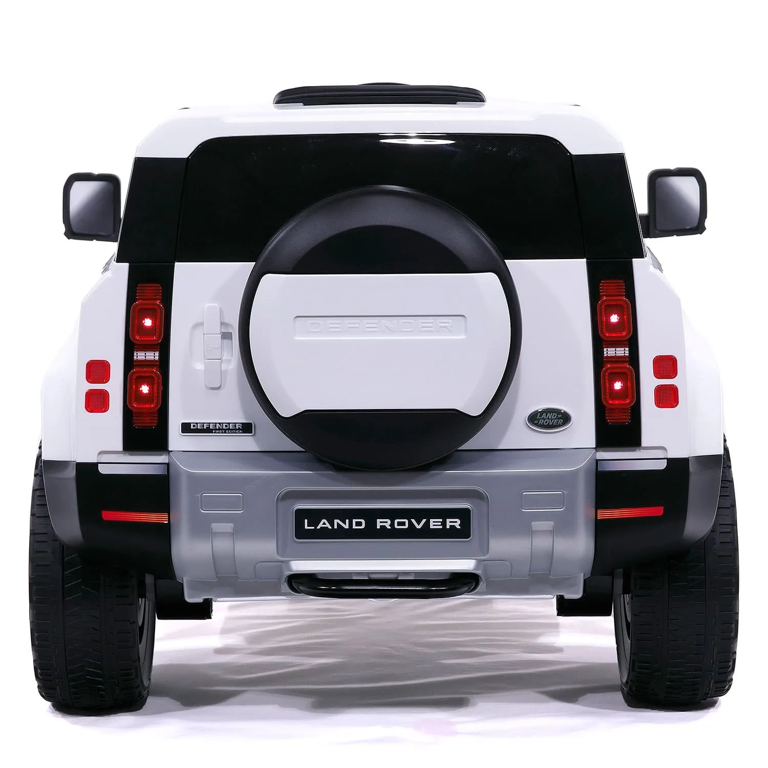 Land Rover Defender 12v Kids Ride-on Car With R/c Parental Remote | White