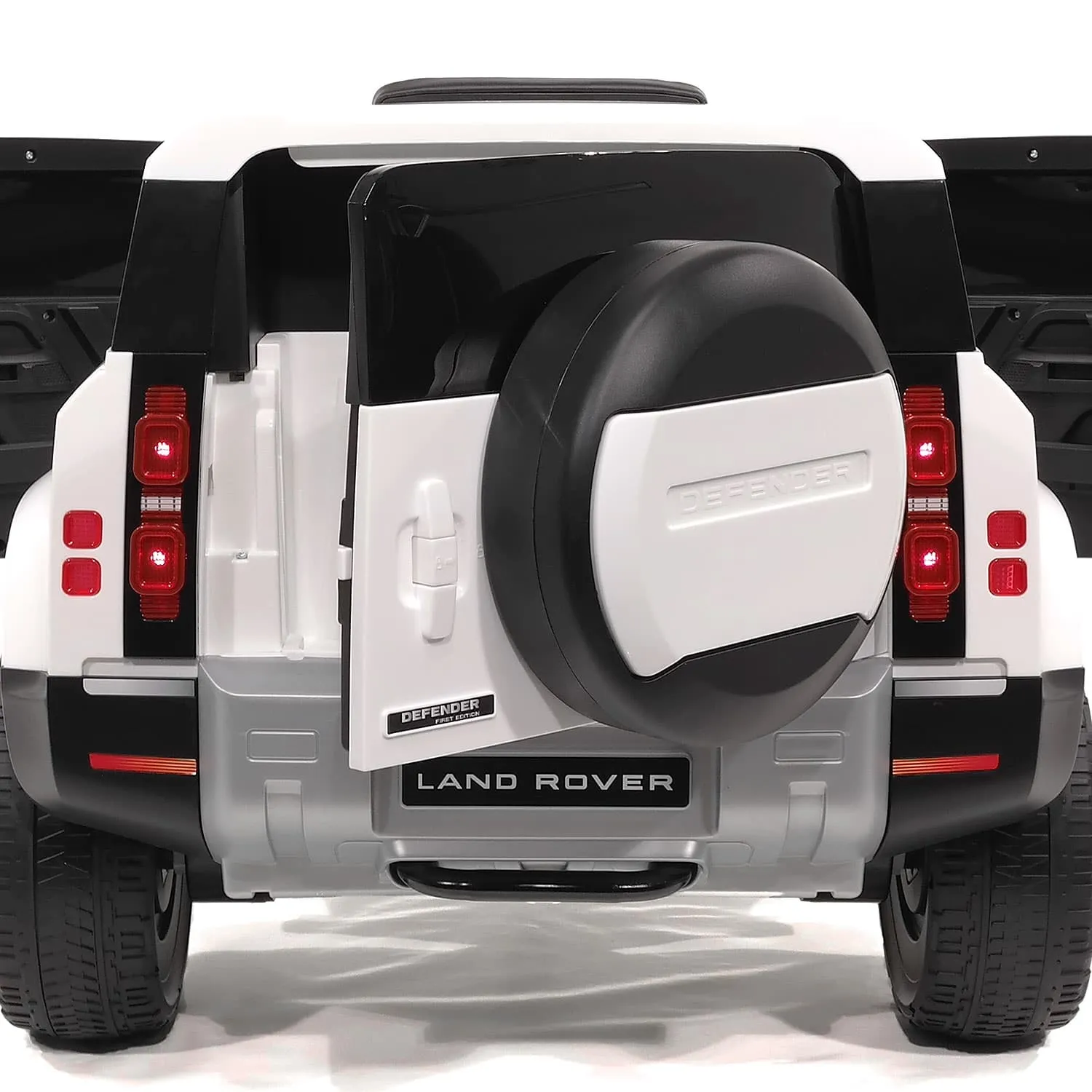 Land Rover Defender 12v Kids Ride-on Car With R/c Parental Remote | White