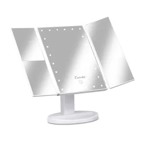LED Tri-Fold Make Up Mirror