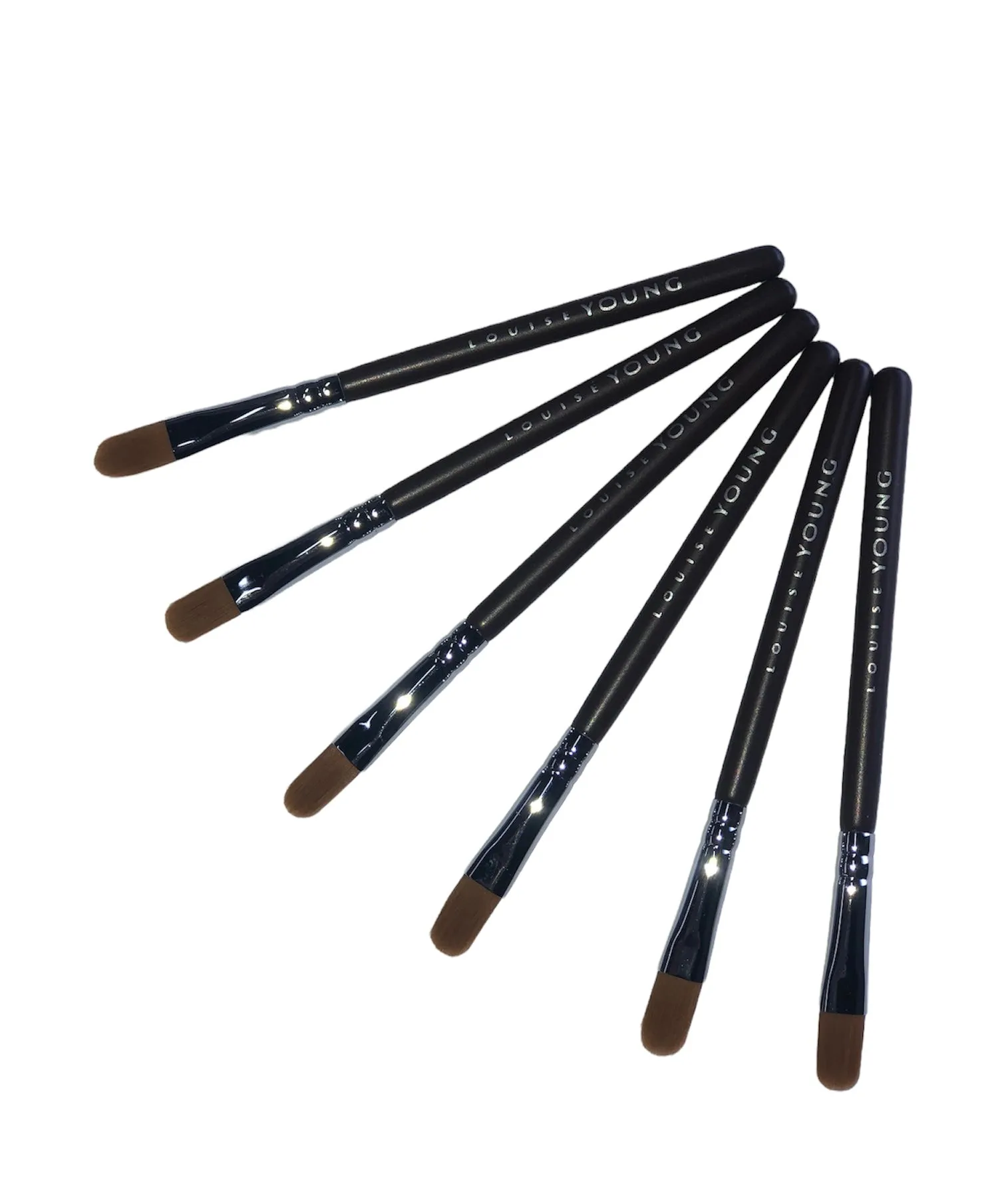 Louise Young's Mini Vegan Brushes - (6 Pack)