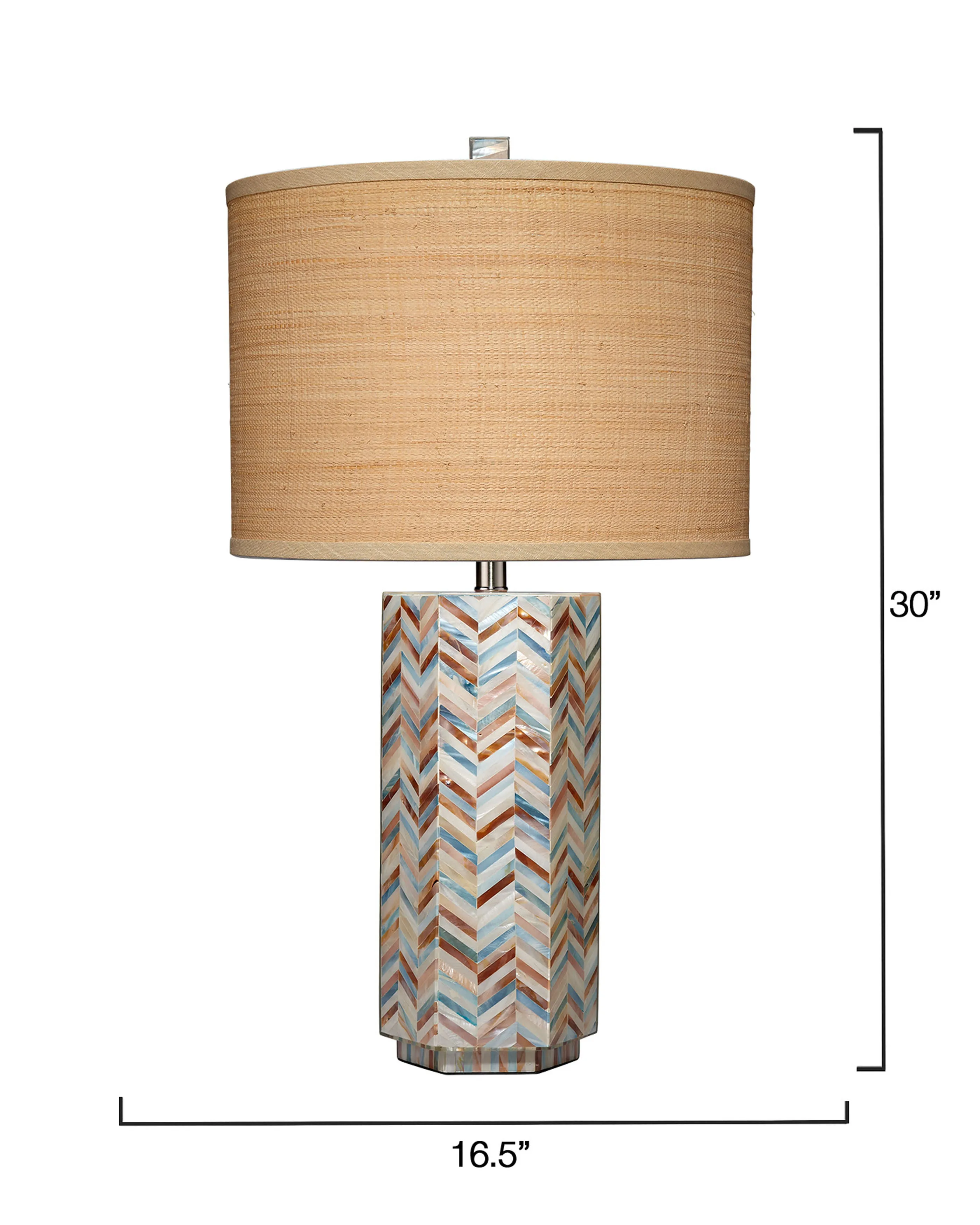 Lucille Mother of Pearl Table Lamp