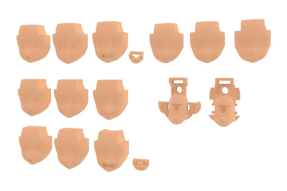 Megami Device M.S.G - 05 Face Set Sol Skin Color D 1/1 KP731