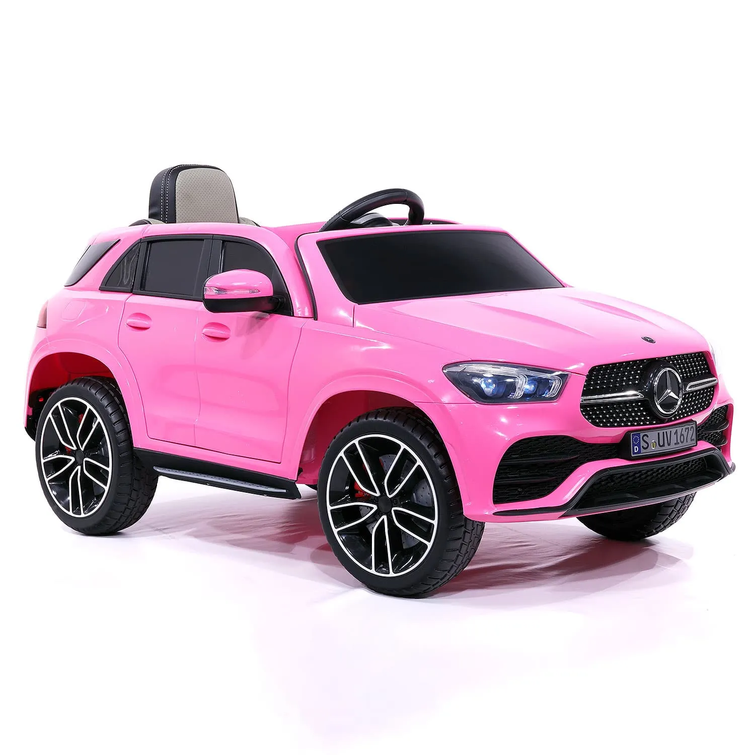 Mercedes Gle450 12v Kids Ride-on Car Suv With R/c Parental Remote | Pink