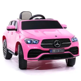 Mercedes Gle450 12v Kids Ride-on Car Suv With R/c Parental Remote | Pink