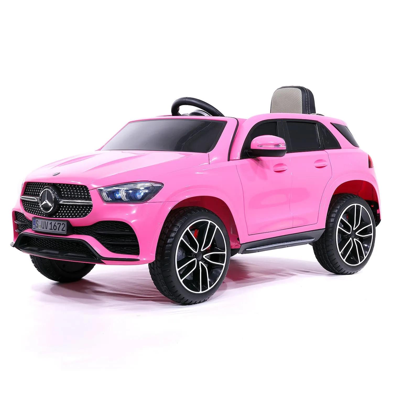 Mercedes Gle450 12v Kids Ride-on Car Suv With R/c Parental Remote | Pink