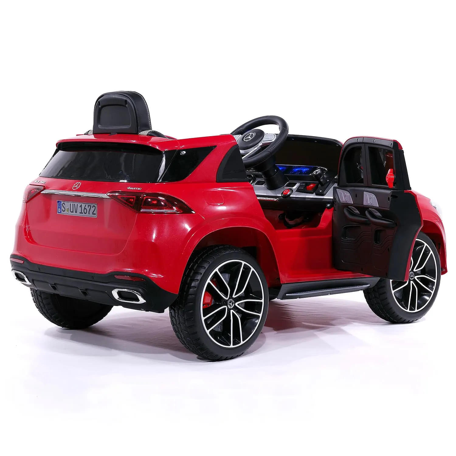 Mercedes Gle450 12v Kids Ride-on Car Suv With R/c Parental Remote | Red