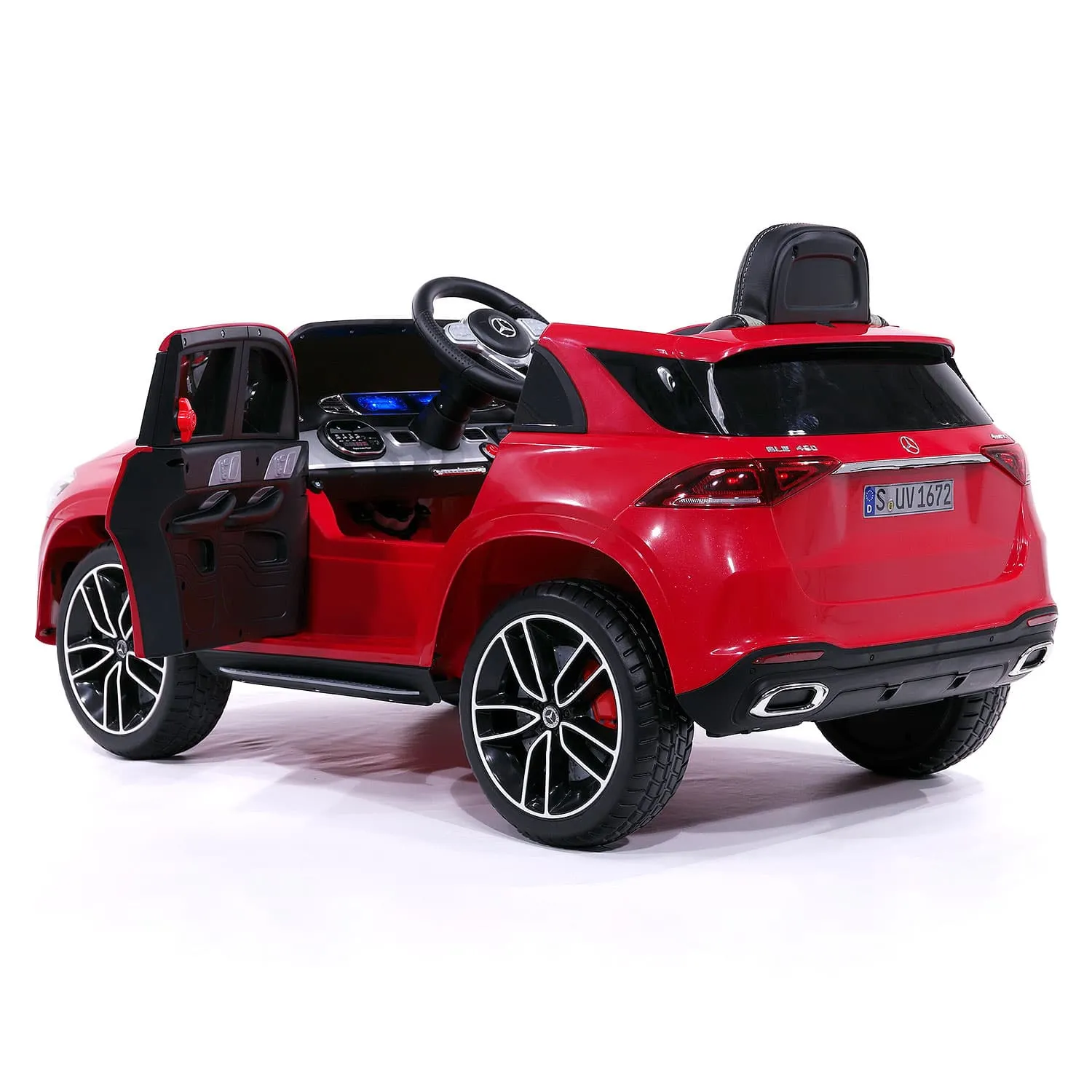 Mercedes Gle450 12v Kids Ride-on Car Suv With R/c Parental Remote | Red