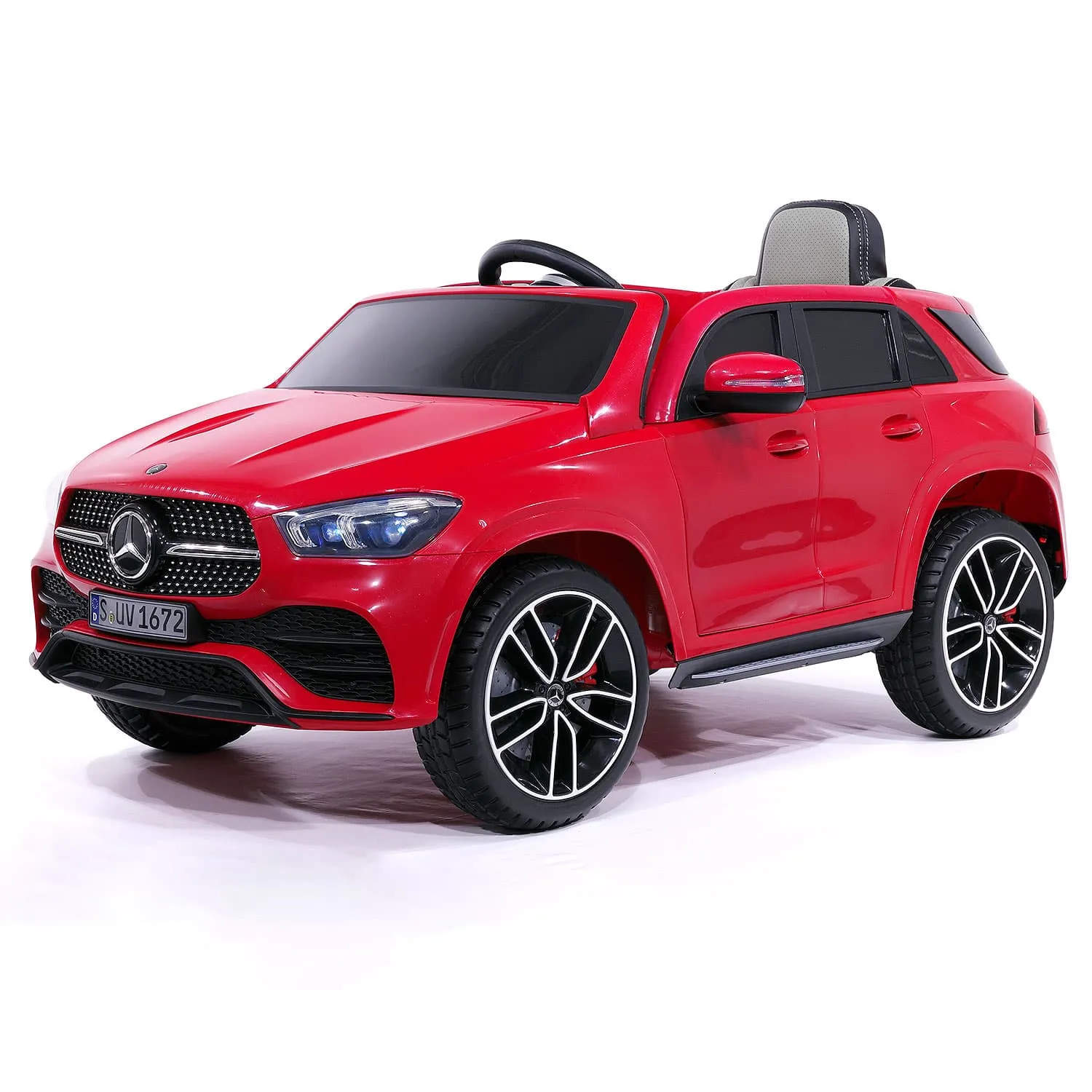 Mercedes Gle450 12v Kids Ride-on Car Suv With R/c Parental Remote | Red