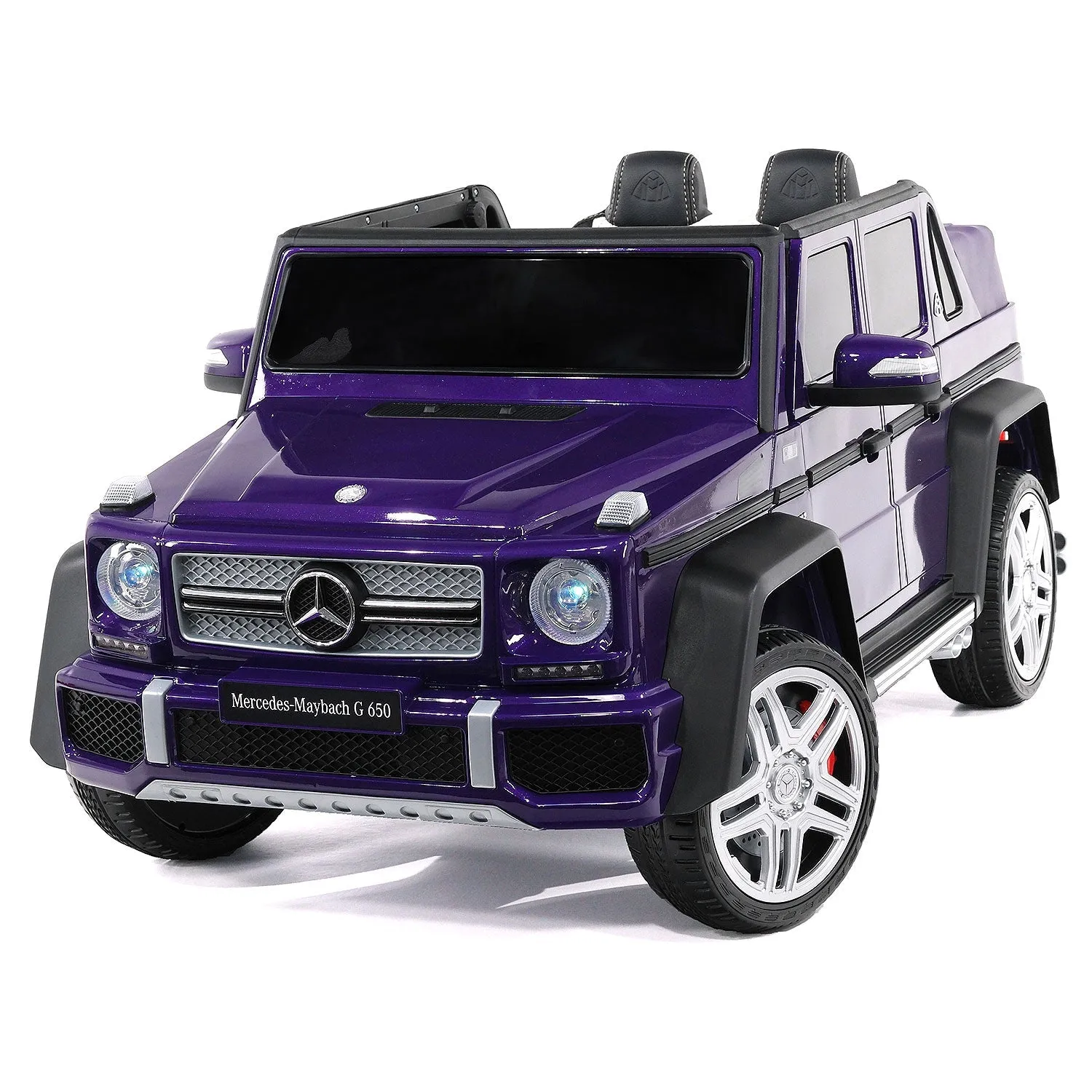 Mercedes Maybach G650 12v Kids Ride-on Car With Parental Remote | Purple