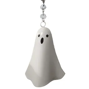 METAL GHOST (Set/1) OR (Set/3) MAGNETIC HALLOWEEN CHANDELIER ORNAMENT