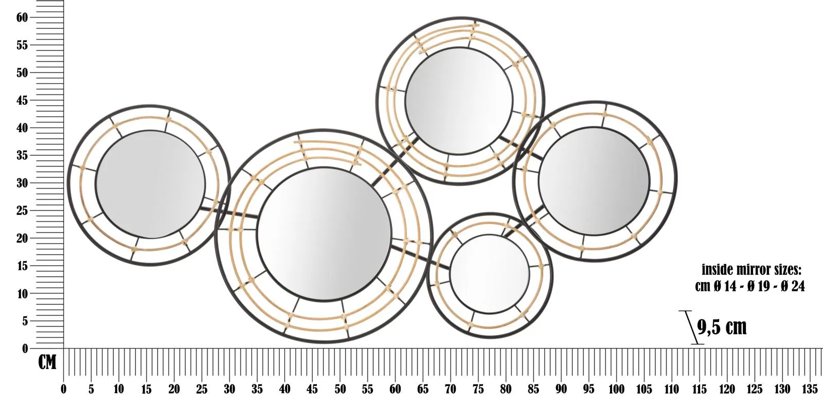 Metal Round Wall Mirrors