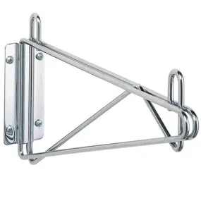 Metro 1WD21C Chrome Direct Wall Mount Single Bracket, 21"