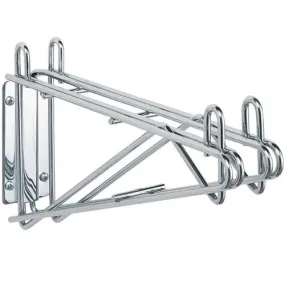 Metro 2WD18C Chrome Direct Wall Mount Double Bracket, 18"