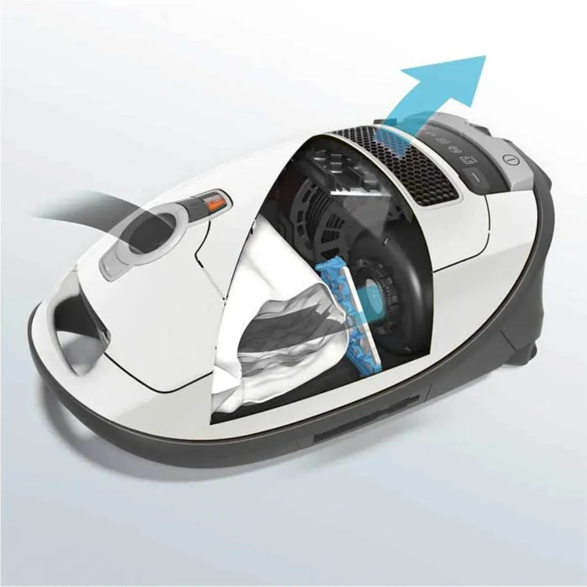 Miele Complete C3 Excellence Canister Vacuum Cleaner 41GDE039CDN (Lotus White)