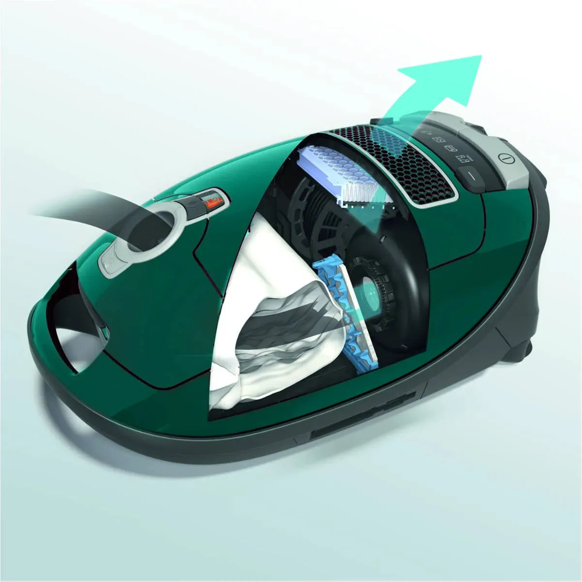 Miele Complete C3 PowerPlus Canister Vacuum Cleaner 41GNE031CDN (Racing Green)