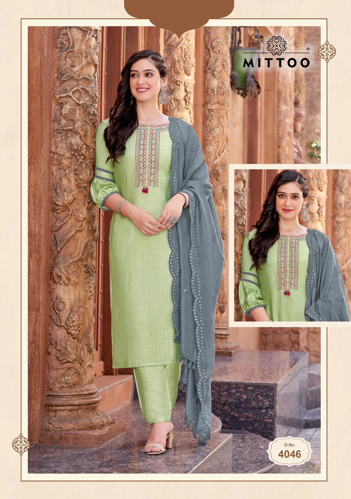 Mittoo Kohinoor Vol 3 Designer Kurti With Bottom Dupatta Collection (995x06)