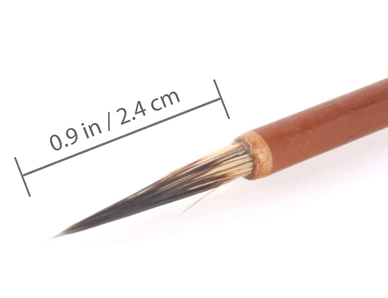 MOODS OF MIMOSA - Small Tip  Rabbit Hair Calligraphy Fineline Brush