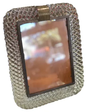 Murano Venini Glass Frame. Italy, 1940s