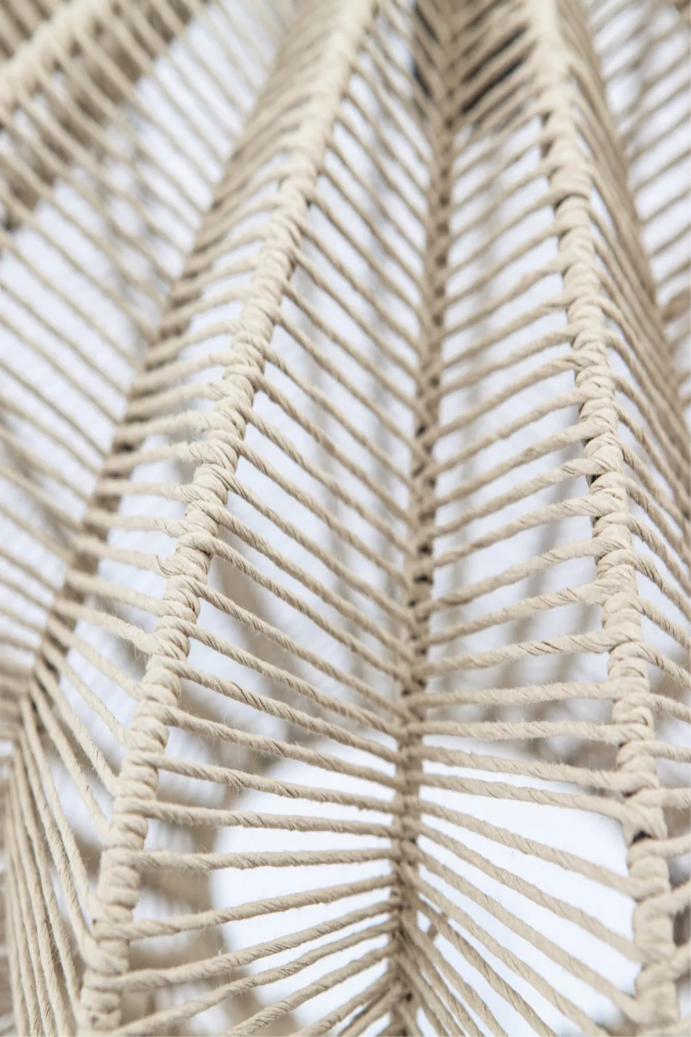 Natural Open Weave Rope Pendant | By-Boo Nimbus