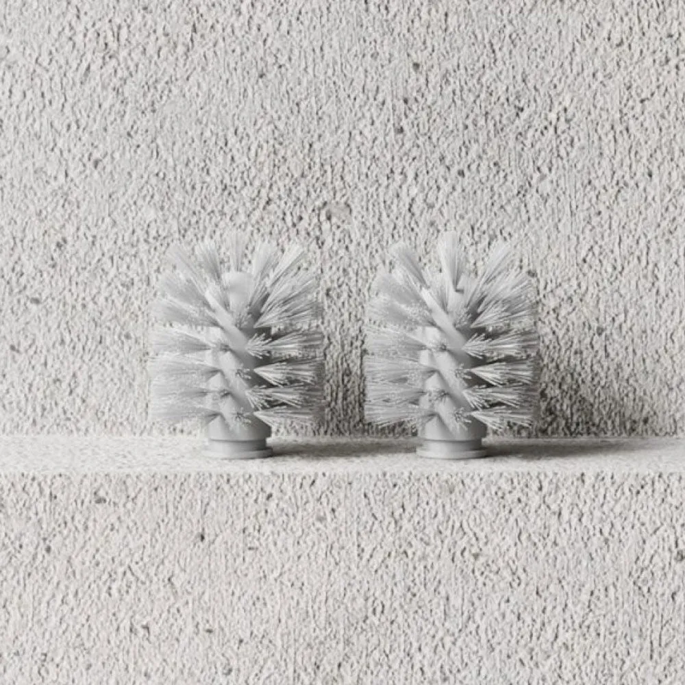 nichba | toilet brush refill | 2 pack | white