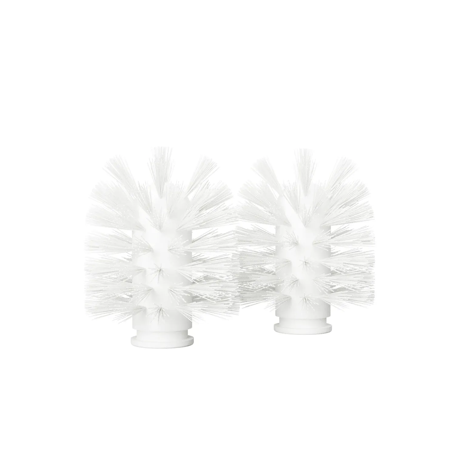 nichba | toilet brush refill | 2 pack | white