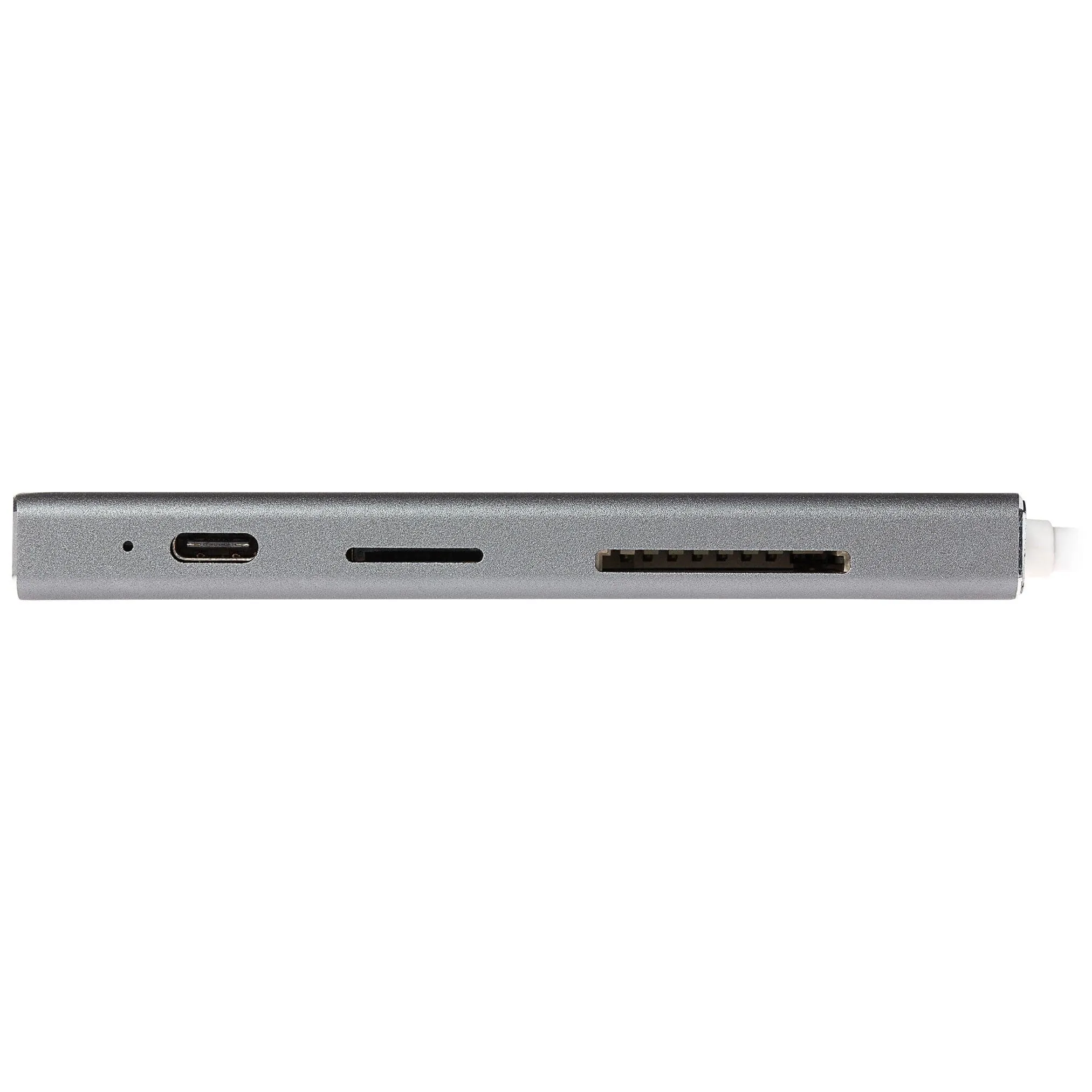Nikkai USB-C Multiport Hub to 3x USB-A 3.0 / HDMI 4K / USB-C PD / SD & microSD Card Reader - Silver