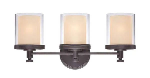 Nuvo Lighting 60/4543 Decker Three Light Vanity Fixture