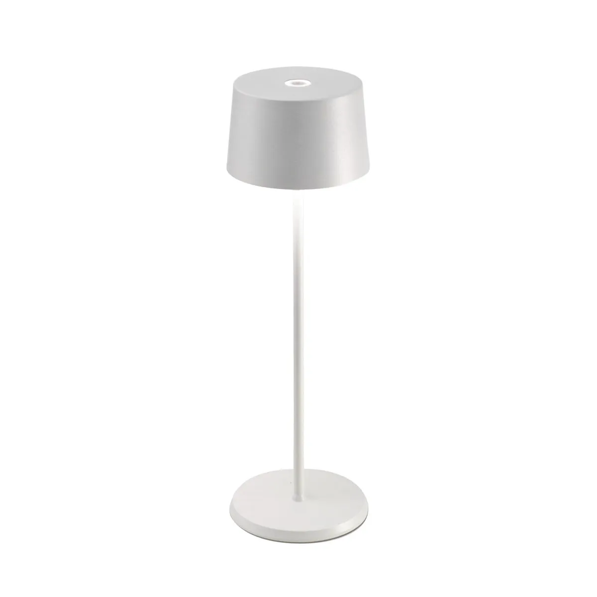Olivia Portable Table Lamp - White