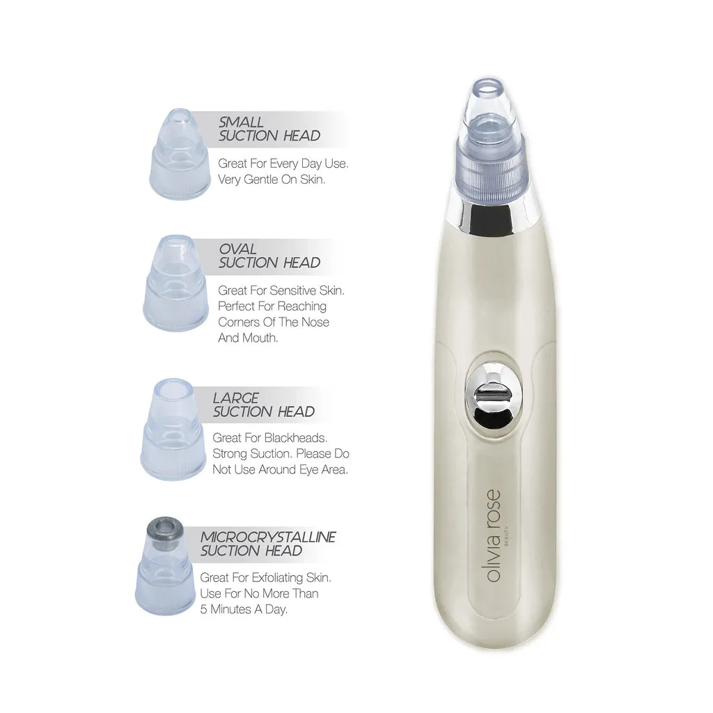 Olivia Rose- Glow Up- Beauty Bundle- LED Mirror   Electric Pore Extractor & Facial Brush
