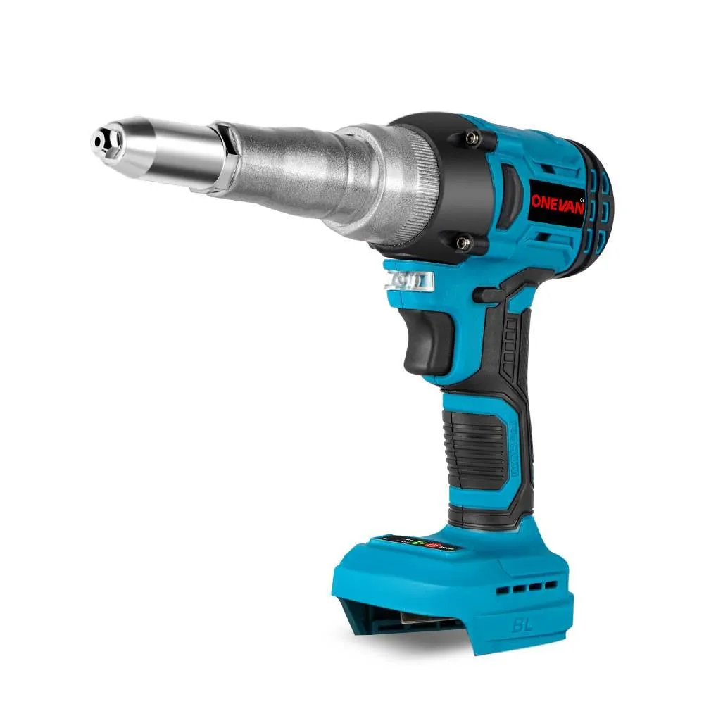ONEVAN 125mm Angel Grinder & Electric Rivet Gun Brushless Cordless 2‑Pc. Combo Kit 6.0Ah