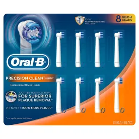 Oral-B Precision Clean Replacement Brush Heads, 8-pack Oral-B Precision Clean Replacement Brush Heads, 8-pack