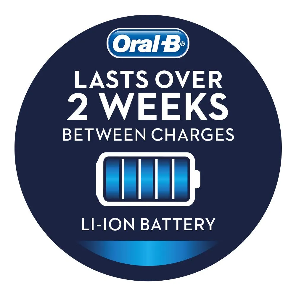 Oral-B Smart 4 4500 CrossAction Electric Toothbrush Rechargeable Powered By Braun, 1 App Connected Handle, 3 Modes, Pressure Sensor, 2 Toothbrush Heads, 1 Travel Case, 2 Pin UK Plug, Colour May Vary