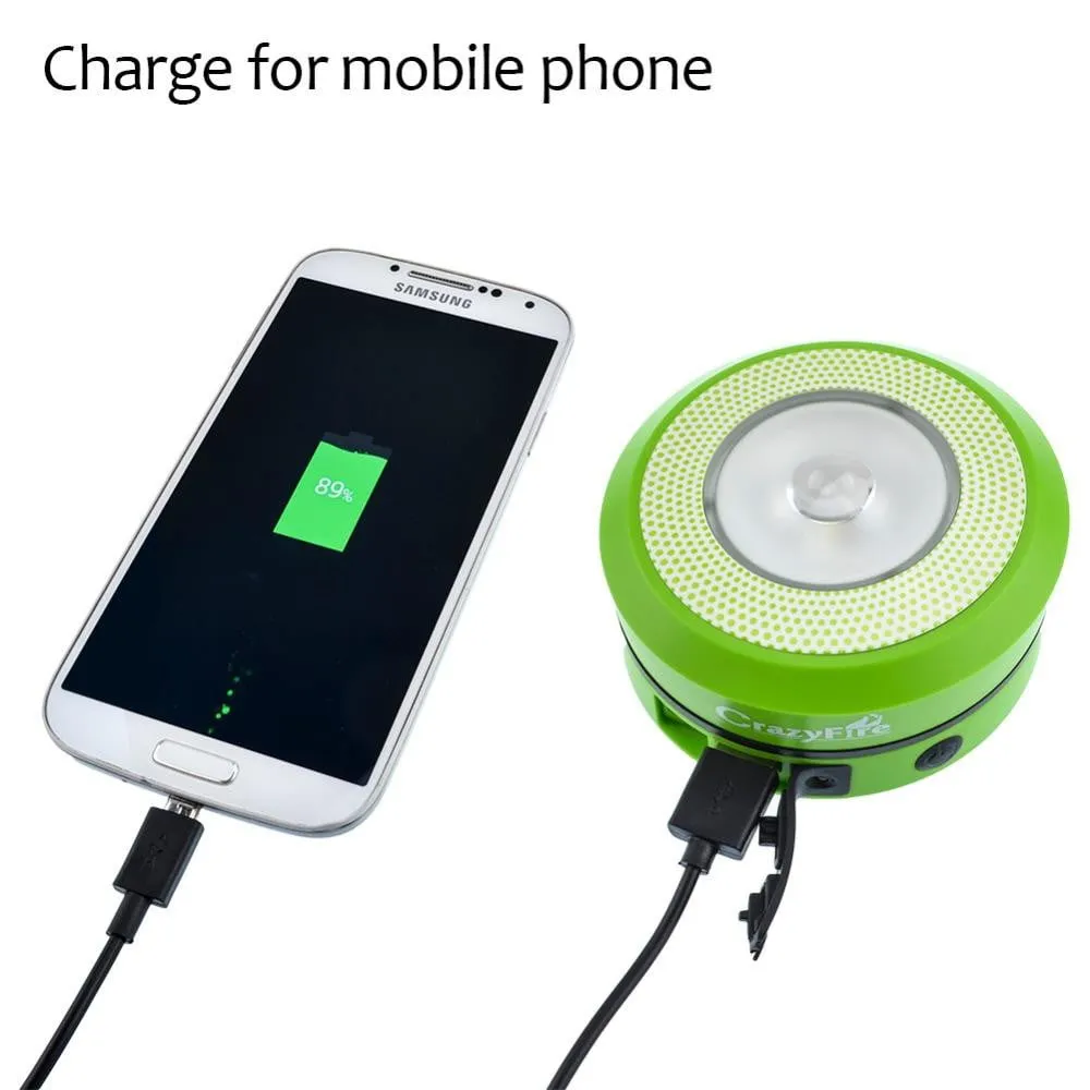 Outdoor Collapsible USB Rechargeable Solar LED Lamp