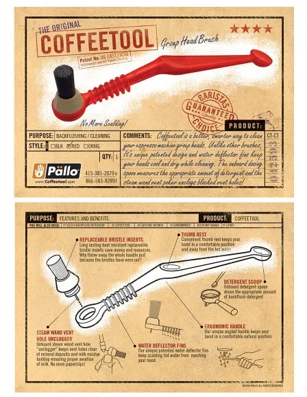Pallo Group Head Brush, Scoop & Brush