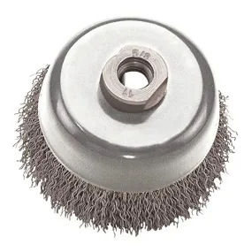 Pearl Abrasive Crimped Cup Tempered Wire Wheels