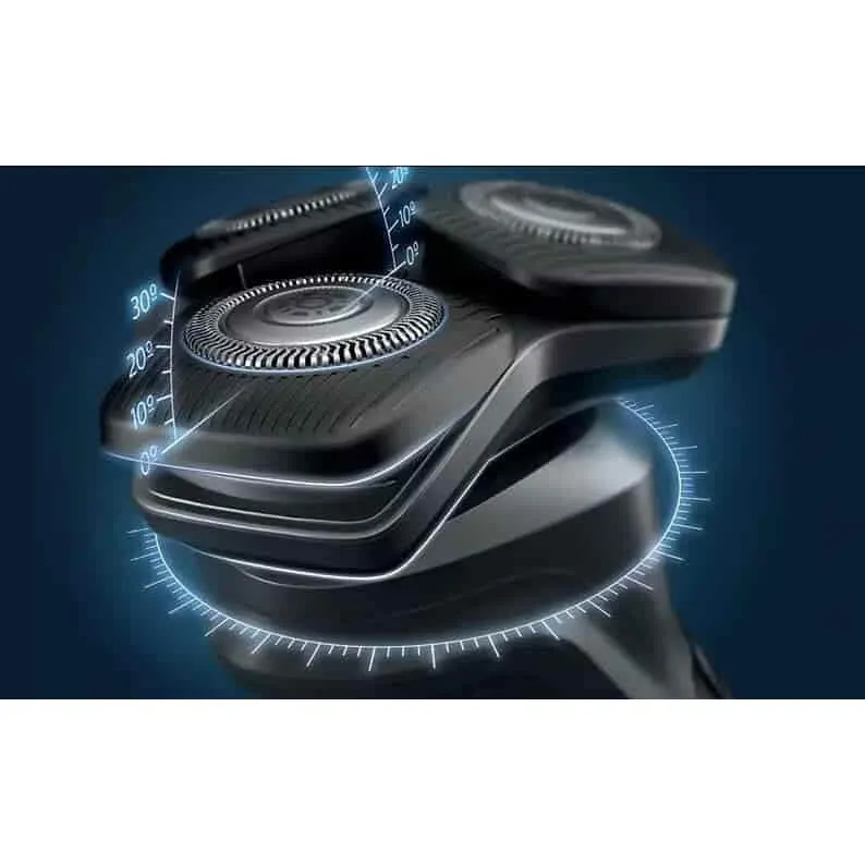 Philips Wet & Dry Shaver 5000 with SkinIQ Tech   Shave Heads, Charging & Cleaning Base (Refurbished)