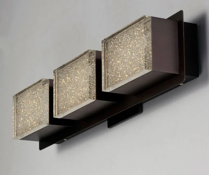 Pizzazz 22.75" 3 Light Bath Vanity Light in Coffee