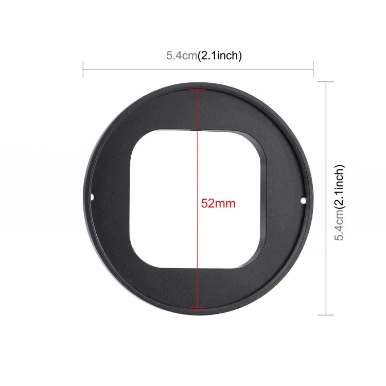 PULUZ 52mm CPL   UV Lens Filter with Adapter Ring for GoPro HERO12 Black /11 Black /11 Black Mini /10 Black /9 Black