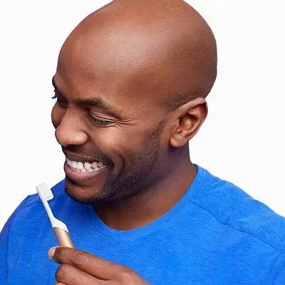quip Metal Electric Toothbrush Starter Kit - 2-Minute Timer   Travel Case - Copper