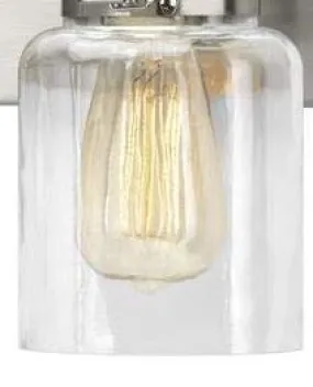 Replacement Glass Shade for Wood Grip Brand Vintage Bathroom Vanity