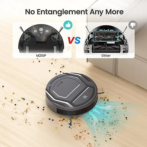 Robot Vacuum, 2200Pa Strong Suction, 120 Min Runtime, Self-Charging Robotic Vacuum