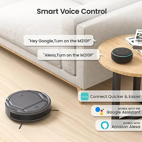 Robot Vacuum, 2200Pa Strong Suction, 120 Min Runtime, Self-Charging Robotic Vacuum