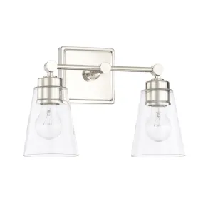 Rory 2 Light Vanity - Polished Nickel