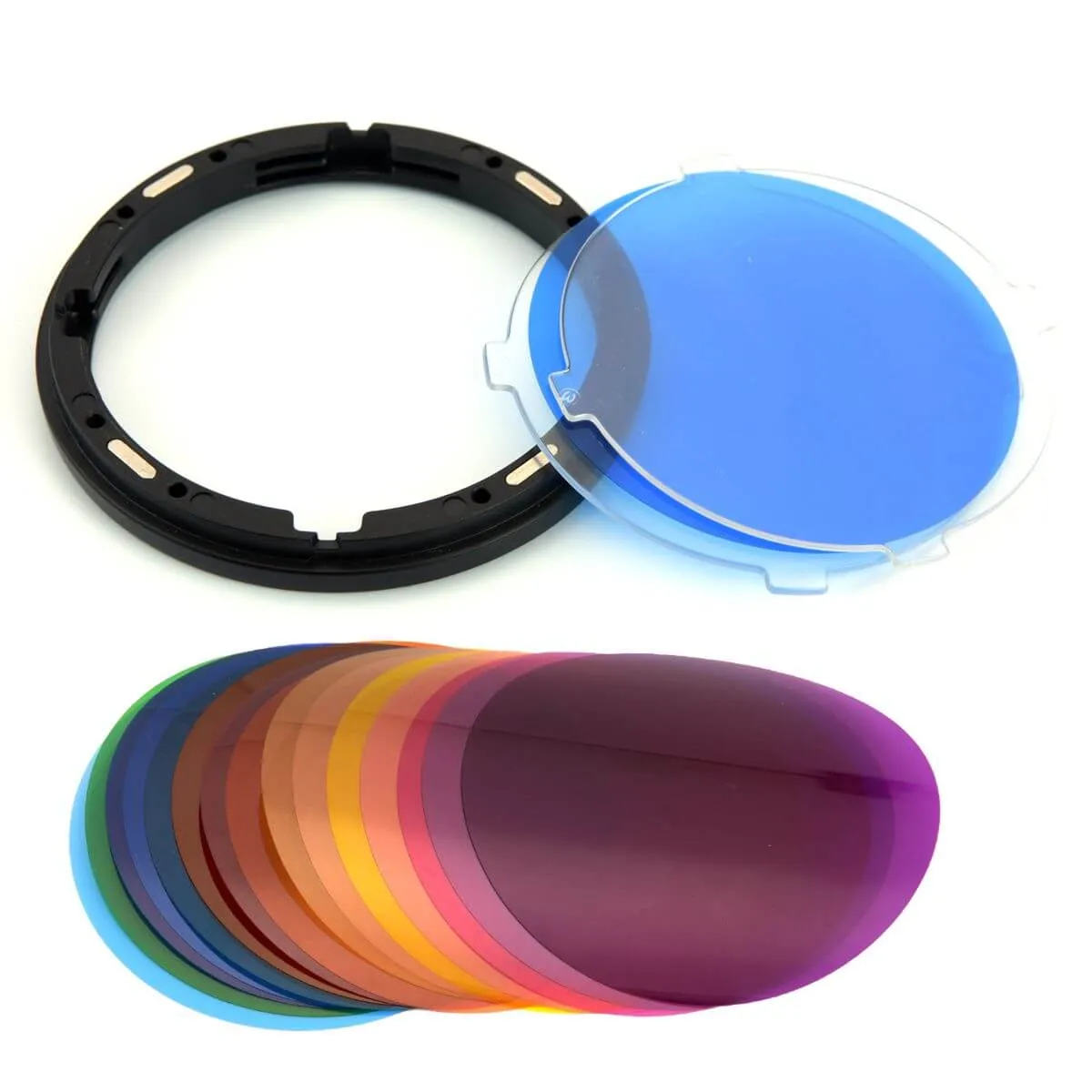 Round Head Accessory Kit with Colour Correction Gel Set