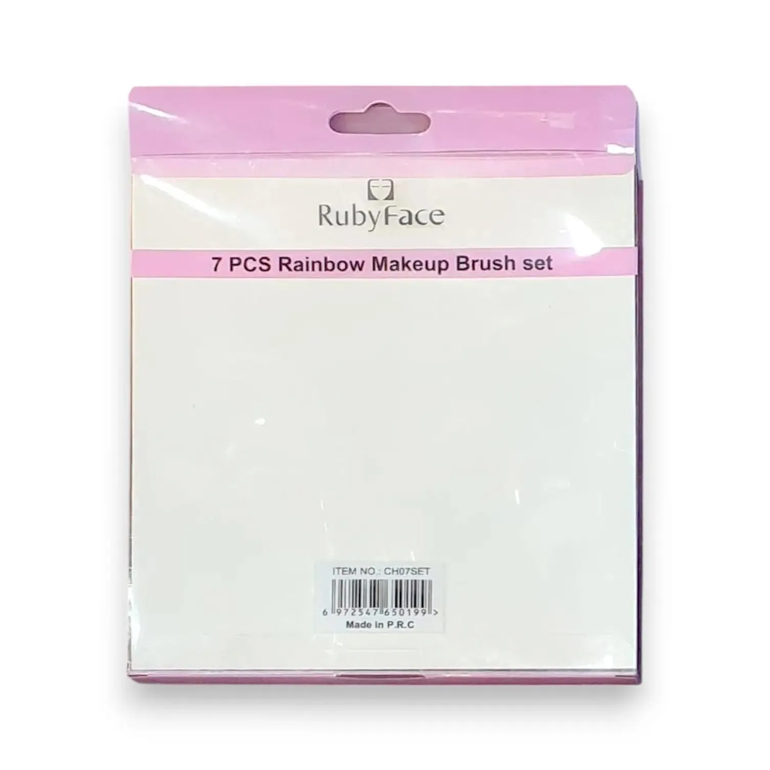 Rubyface 7-Piece Rainbow Makeup Brush Set